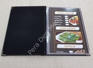 Ahşap Menü Kabı
